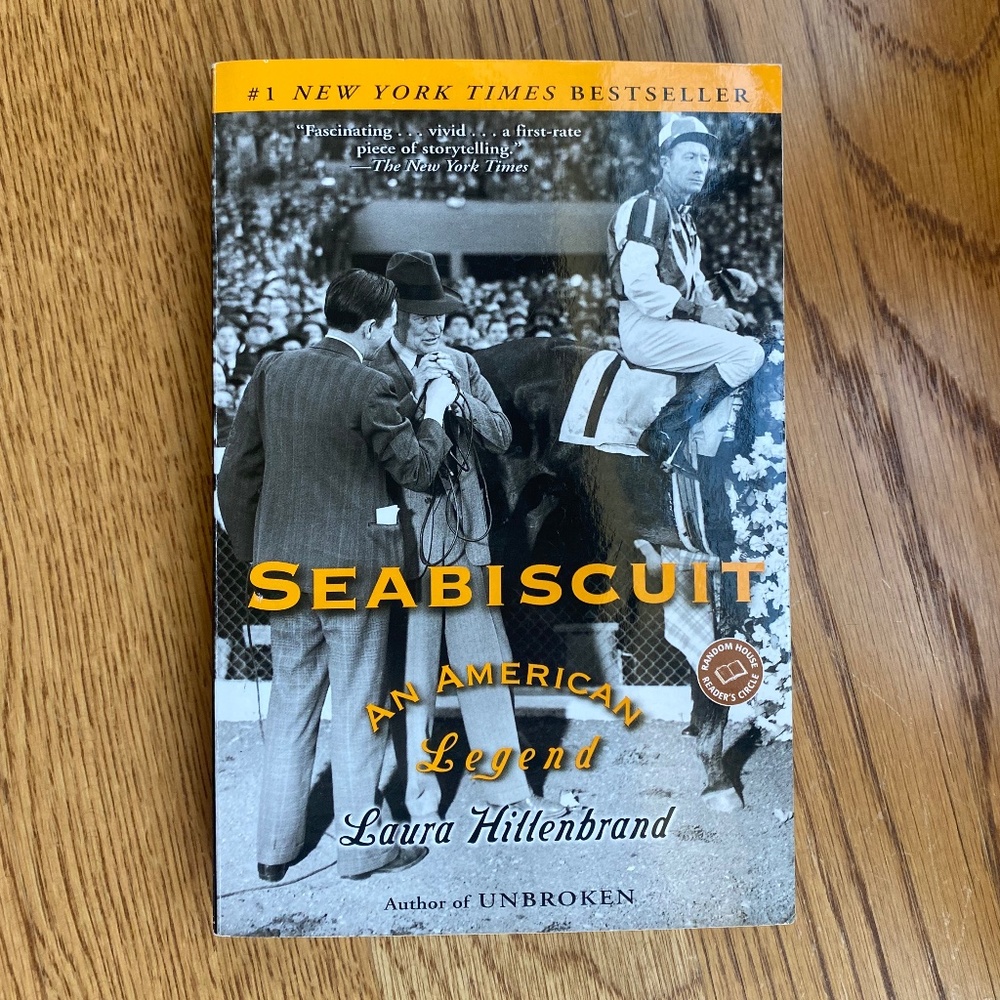Seabiscuit An American Legend paperback book Laura Hillenbrand